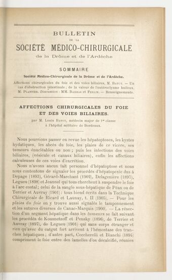 Bulletin de la Société médico-chirurgicale de la Drôme et de l'Ardèche