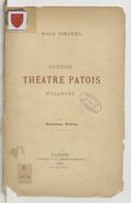 Poésies. Théâtre patois. Mélanges. 2e édition / Roch Grivel