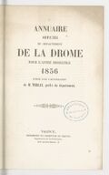 Annuaire du département de la Drome pour l'an... / par Mr. Gueymar-Dupalais...