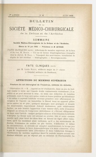 Bulletin de la Société médico-chirurgicale de la Drôme et de l'Ardèche