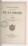 Annuaire du département de la Drome pour l'an... / par Mr. Gueymar-Dupalais...