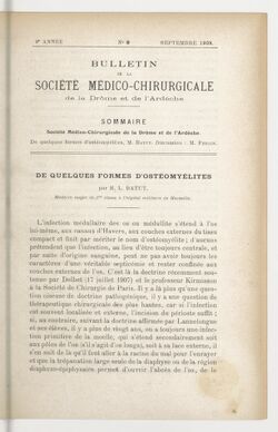 Bulletin de la Société médico-chirurgicale de la Drôme et de l'Ardèche