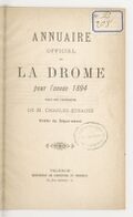 Annuaire du département de la Drome pour l'an... / par Mr. Gueymar-Dupalais...