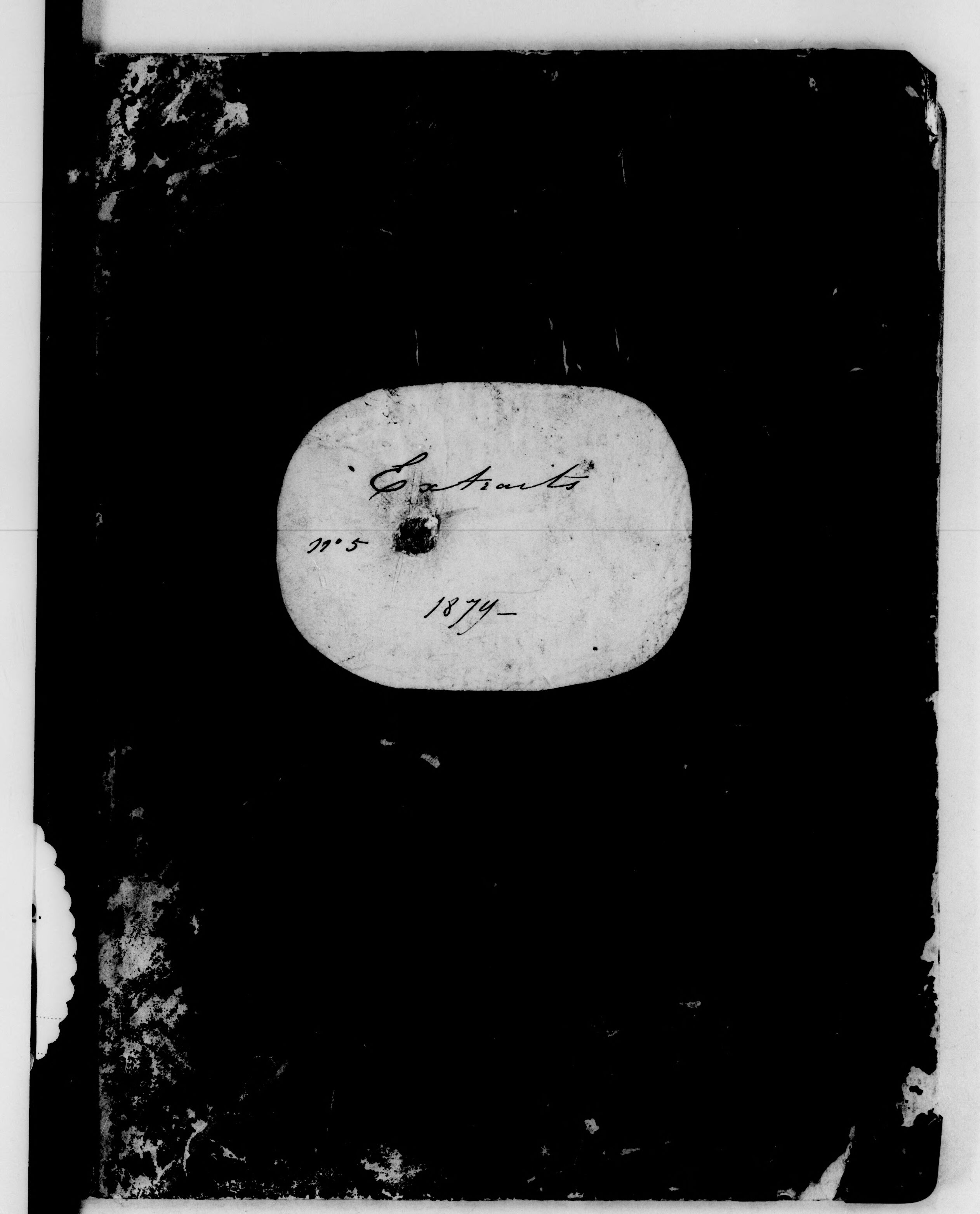 Mme Augustine Bulteau, Mme Jules Ricard, pseud. Jacque Vontade. . Papiers. I — JOURNAL ET NOTES DIVERSES. XIII-XIV Notes de lecture. Année 1879.