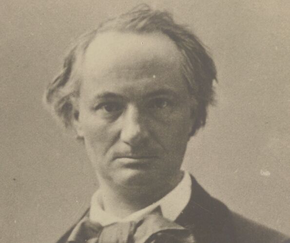 Portrait de Charles Baudelaire par Nadar, 1854