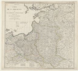 Carte De La Pologne Et De La Partie De La Russie Deurope