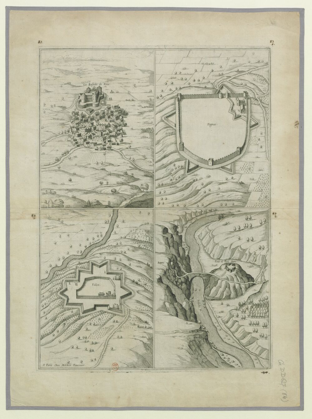 La Bastide de Virac ; Vagnas ; Vallon ; Pont et Fort Darc
