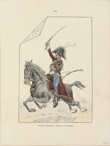 Garde d'honneur à cheval de Bayonne, 1808