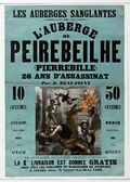 Les Auberges sanglantes L'Auberge de Peirebeilhe (Pierrebille) par J. Beaujoint : [affiche] / [non identifié]