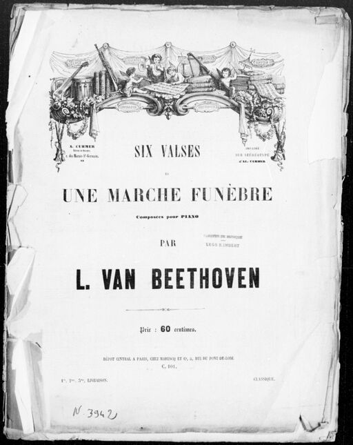 Six waltz and a funeral/piano walk by L. van Beethoven