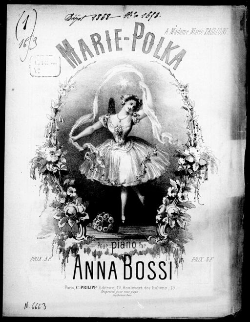 Marie-polka: for piano/by Anna Bossi; [etc.] Barbizet,...